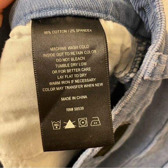 Kut From The Kloth Diana High Rise Skinny Corduroy Pants blue stretch plus 16 - Picture 9 of 14